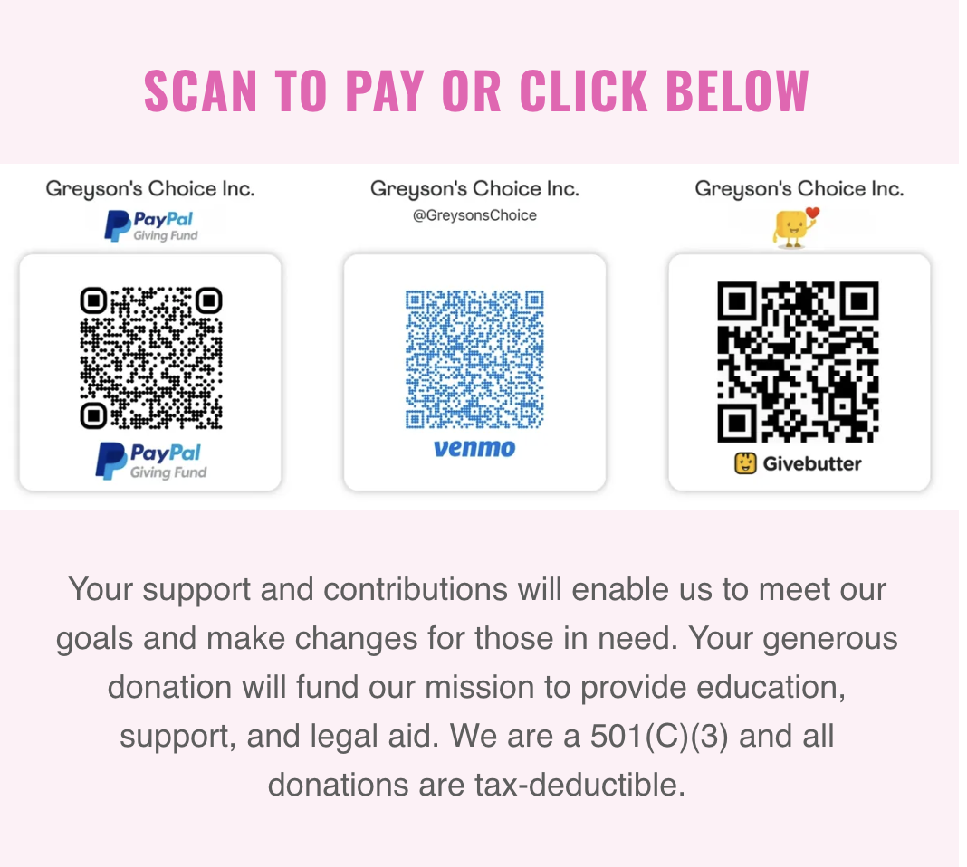 Scan to pay — QR codes for PayPal, Venmo, and Givebutter donations